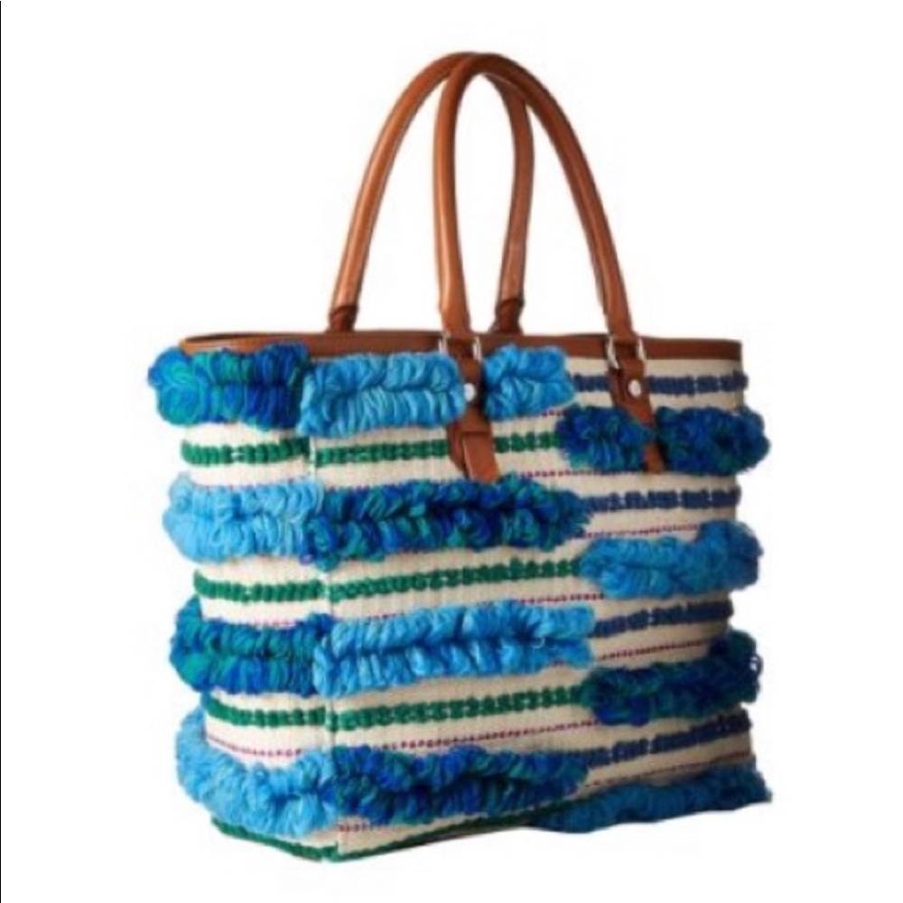 Sam Edelman Gina Blue Tote Bag - Picture 2 of 16